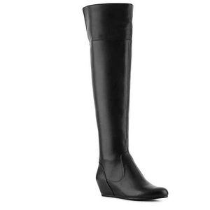 Crown Vintage Lulu Wedge Over the Knee Boot 7.5